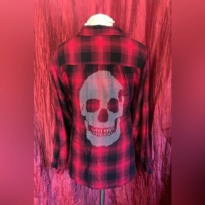 Skull flannel